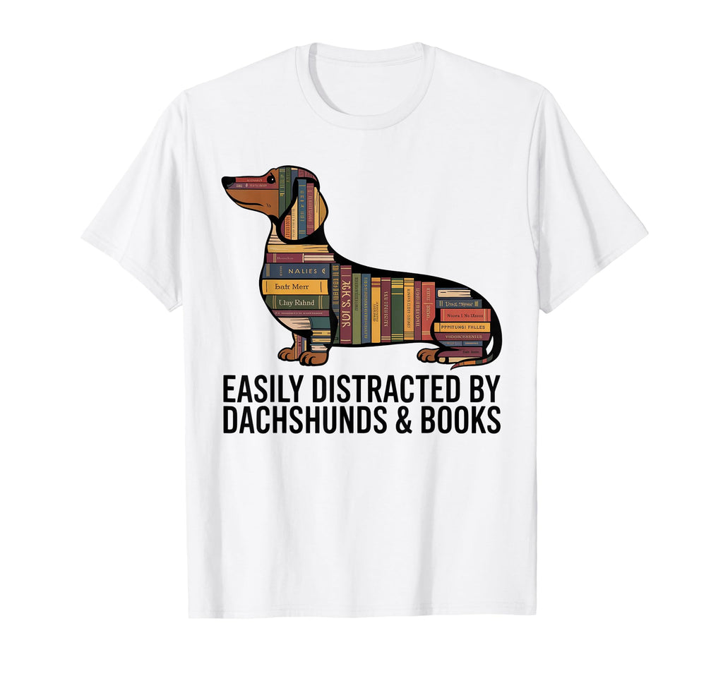 Dachshund Dog Womens Dachshund Decor T-Shirt - Minimalist Print for Adults - T-Shirt, Sweatshirt, Hoodie