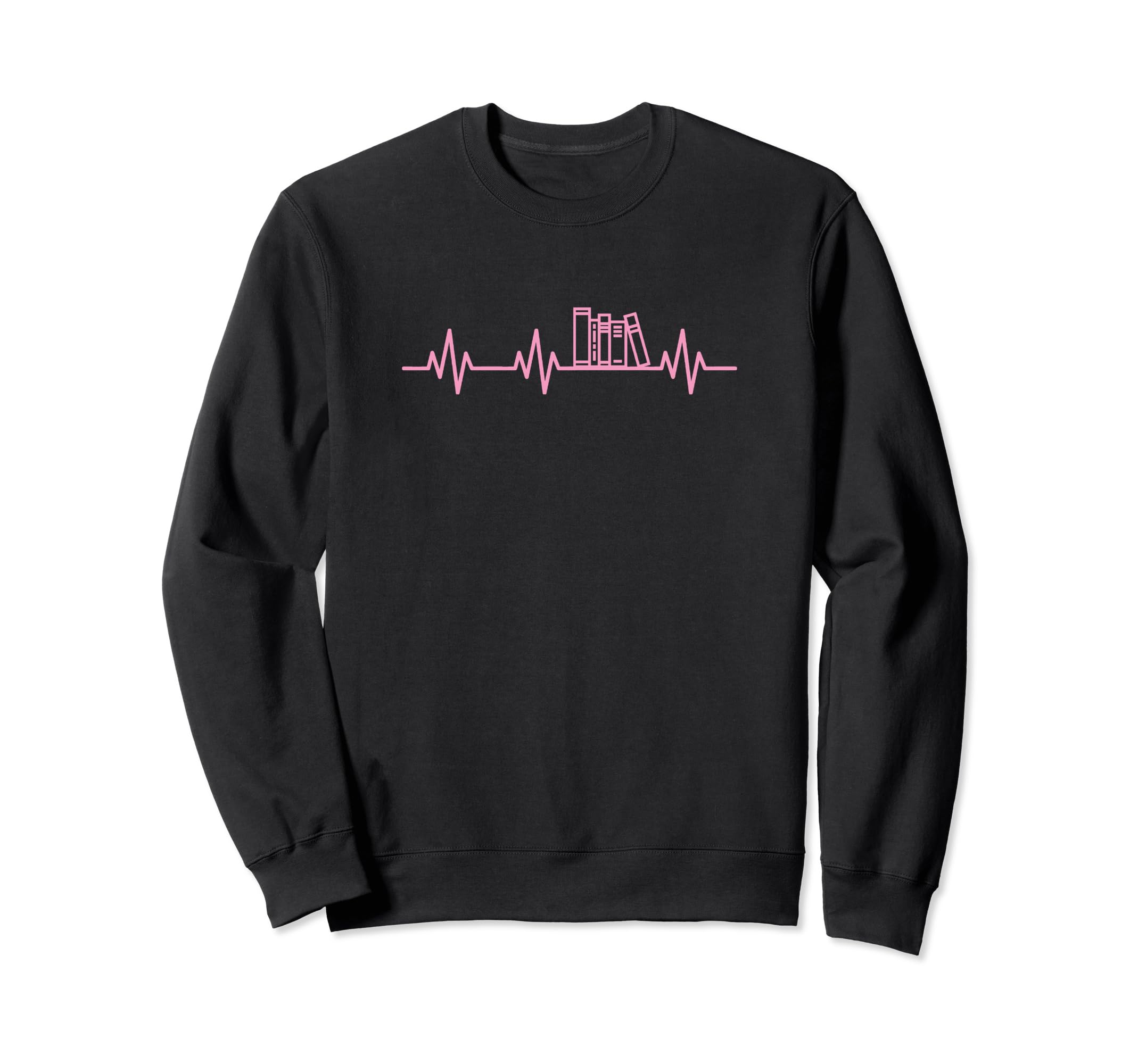 Books Lifeline Heartbeat Life Sweatshirt - Casual Everyday Wear Men Women - T-Shirt, Sweatshirt, Hoodie
