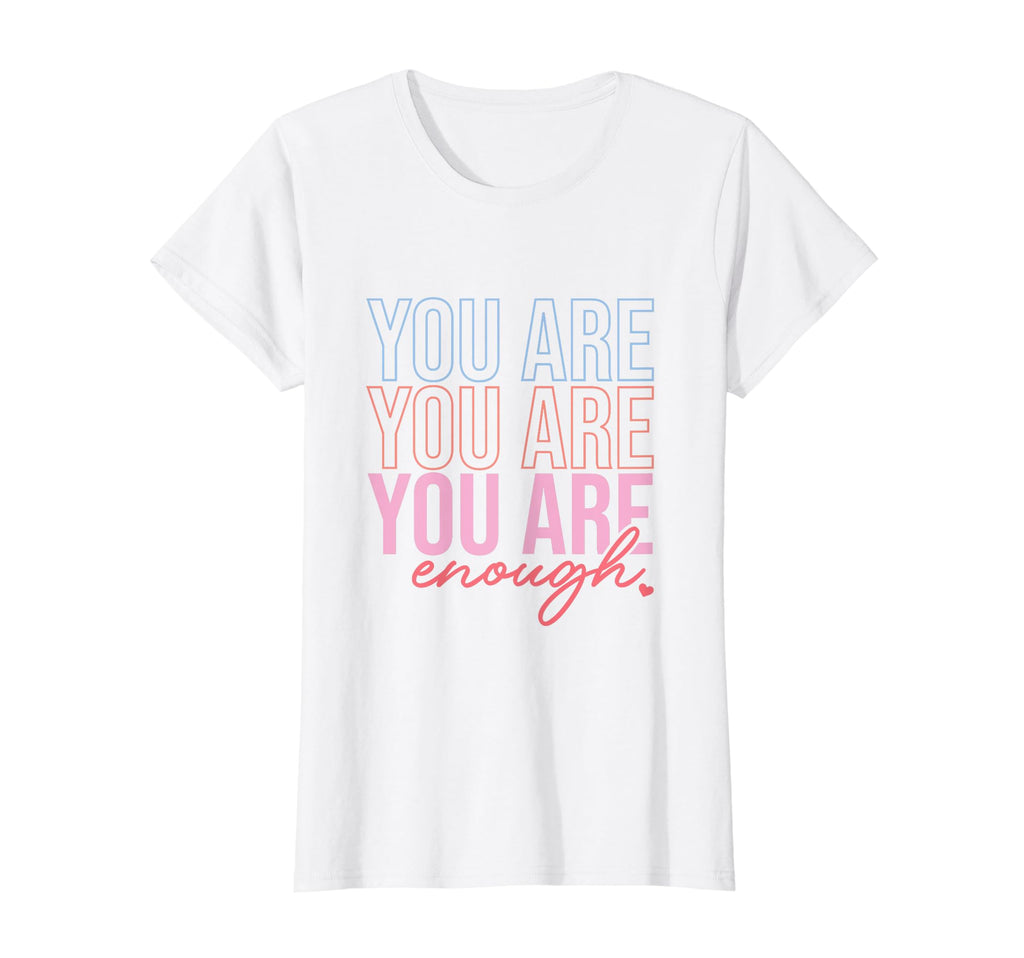 Groovy Self Love You Are Enough T-Shirt - Custom Art Print for Adults - T-Shirt, Sweatshirt, Hoodie