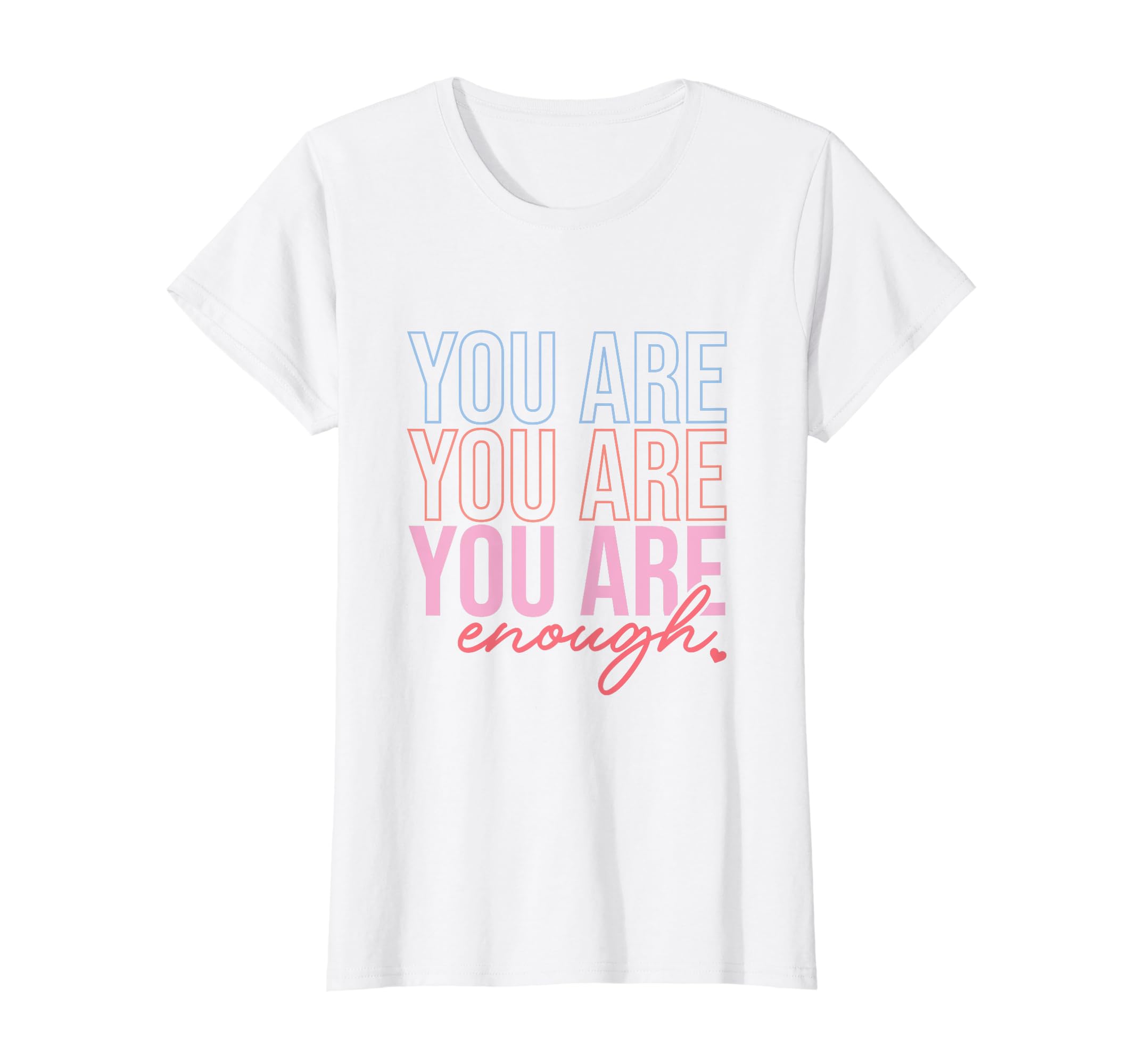 Groovy Self Love You Are Enough T-Shirt - Custom Art Print for Adults - T-Shirt, Sweatshirt, Hoodie