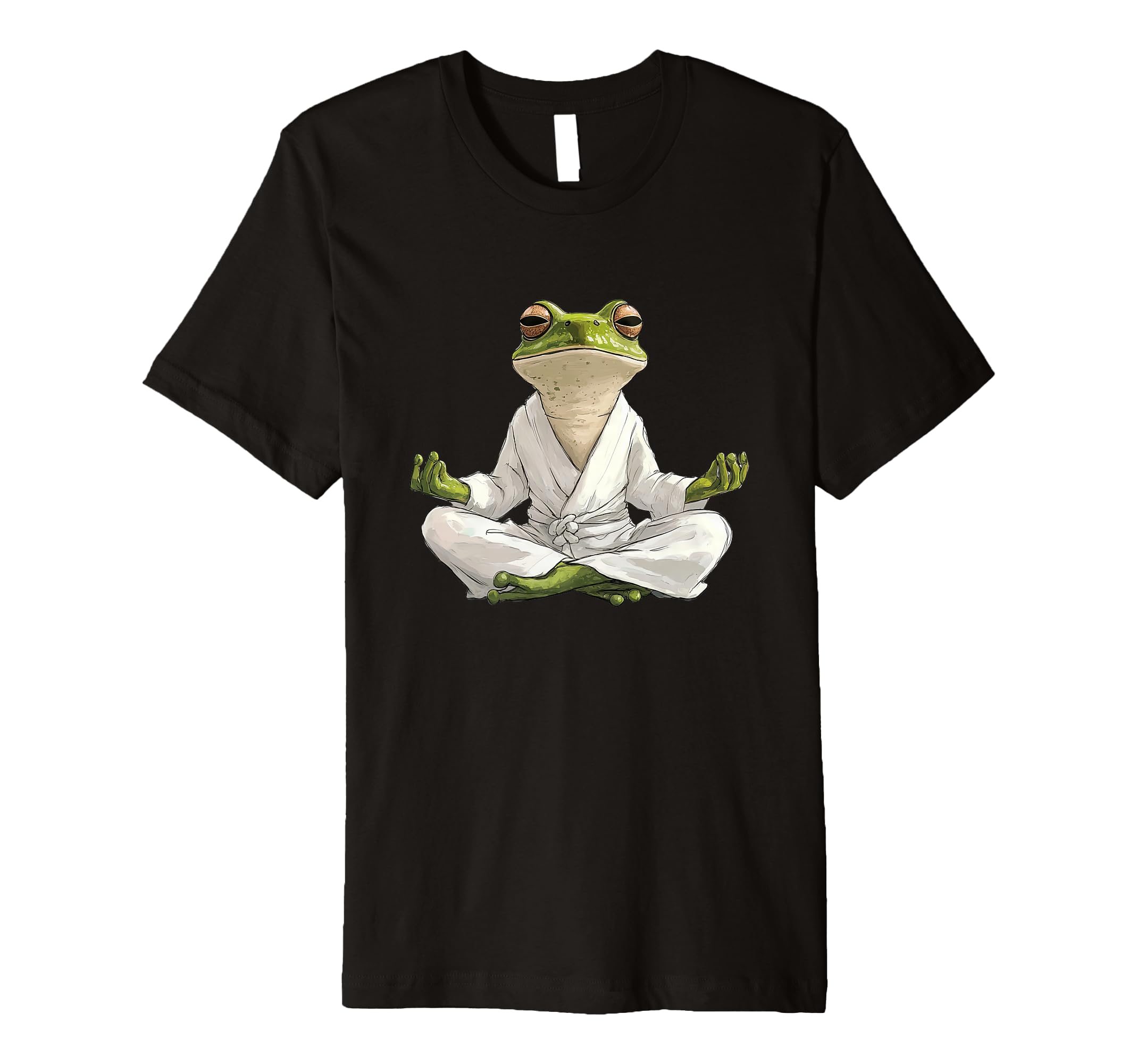 Zen Frog Meditation Art Yoga And T-Shirt - Streetwear Style for Adults - T-Shirt, Sweatshirt, Hoodie