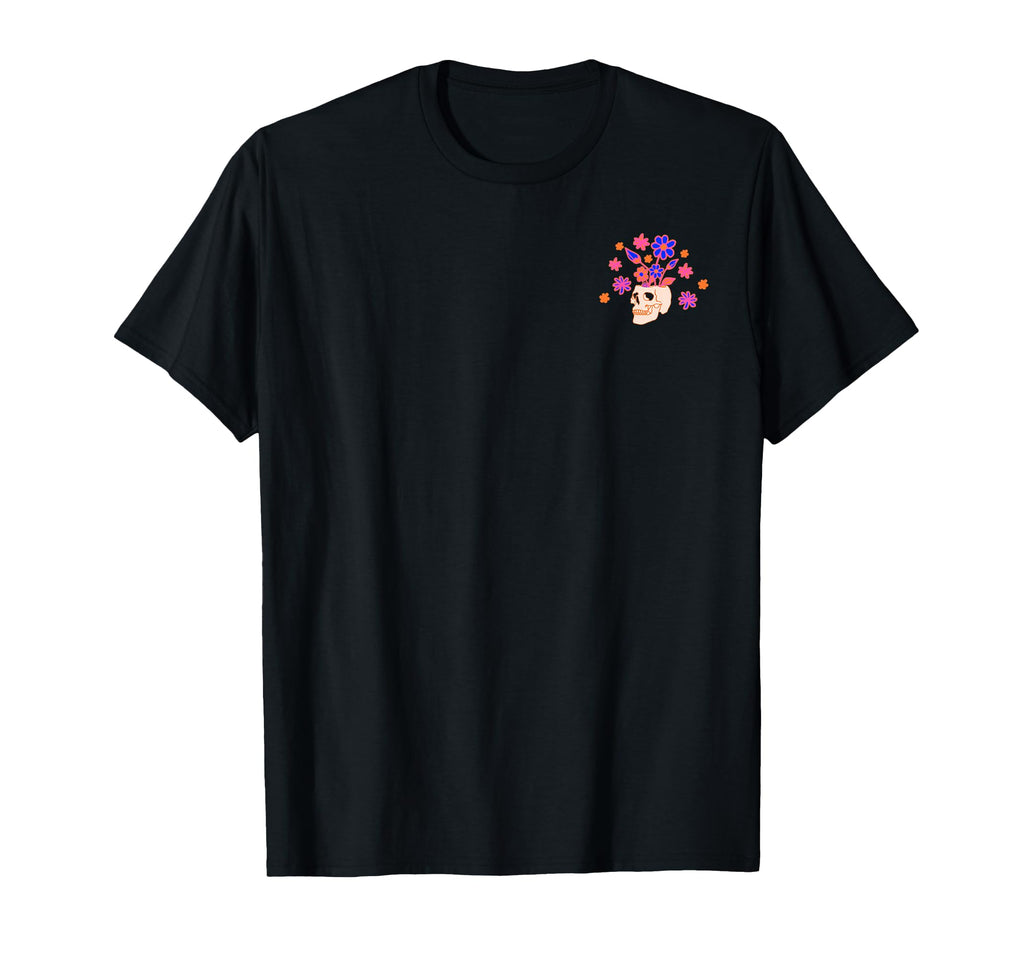 Trendy Be Kind To Your Mind Skull T-Shirt - Fun Novelty Design Men Women - T-Shirt, Sweatshirt, Hoodie