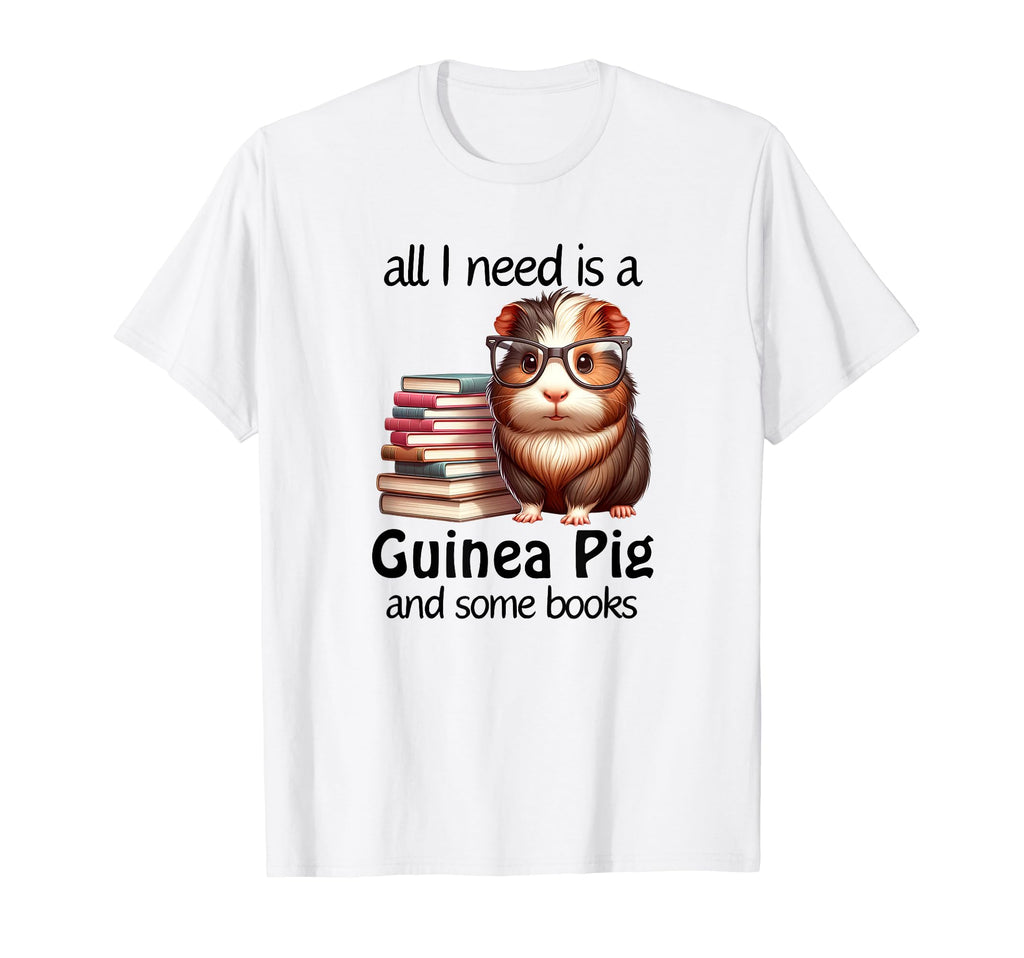 Guinea Pig Books Bookworm Bibliophile T-Shirt - Custom Art Print Unisex - T-Shirt, Sweatshirt, Hoodie