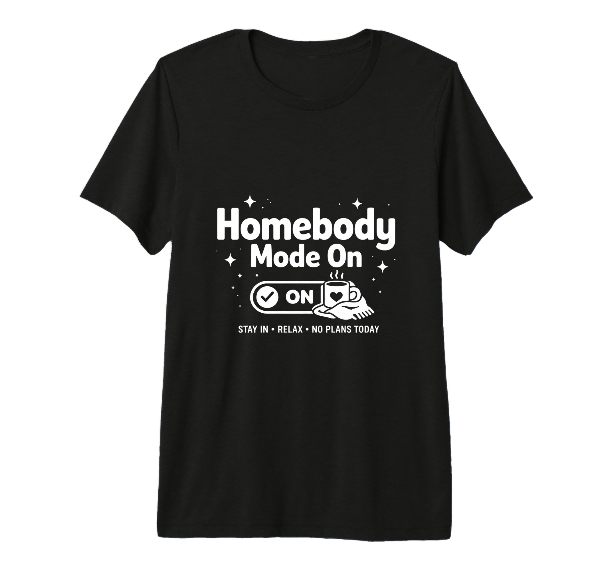 Homebody Club Cozy Introvert T-Shirt - Minimalist Print for Adults - T-Shirt, Sweatshirt, Hoodie
