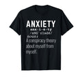 Anxiety Definition Anxious Fear T-Shirt - Custom Art Print Men Women - T-Shirt, Sweatshirt, Hoodie