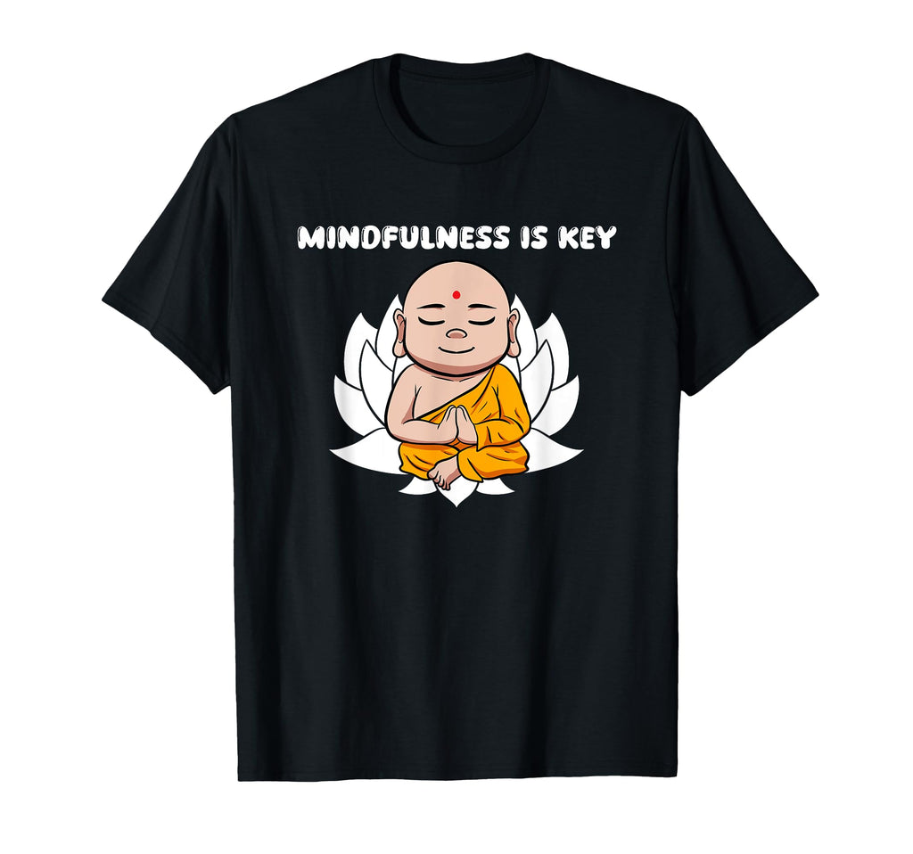 Buddhist Buddhism Zen Monk Meditation T-Shirt - Minimalist Print Unisex - T-Shirt, Sweatshirt, Hoodie