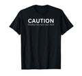 Book Lover Funny Bookworm Caution T-Shirt - Custom Art Print Unisex - T-Shirt, Sweatshirt, Hoodie