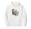 Funny Relaxing Fox Bathtub Cozy Self Hoodie - Custom Art Print Men Women - T-Shirt, Sweatshirt, Hoodie