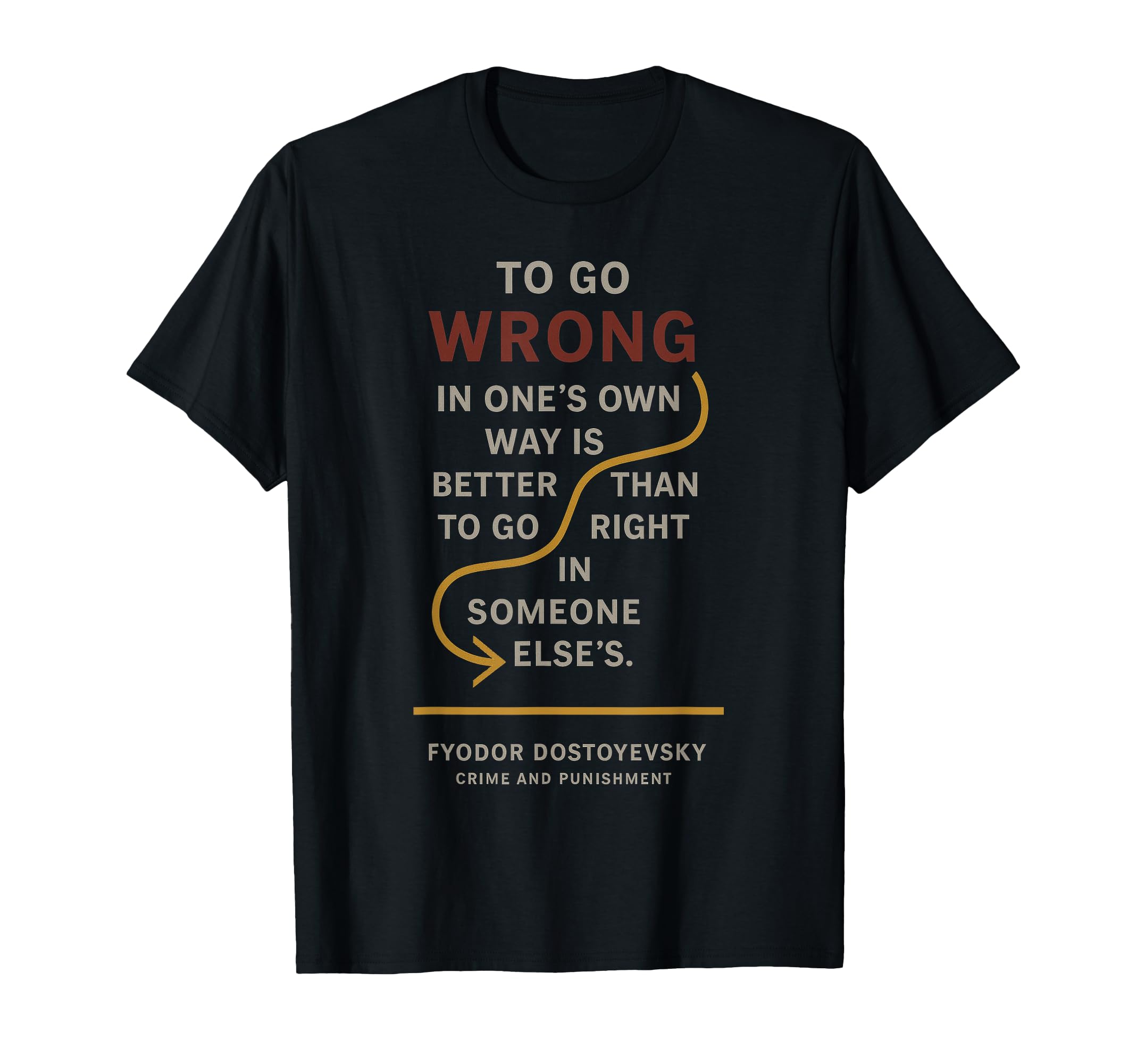 Dostoyevsky Crime And Punishment T-Shirt - Novelty Apparel Men Women - T-Shirt, Sweatshirt, Hoodie