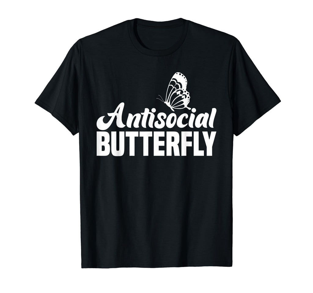 Antisocial Butterfly Introvert T-Shirt - Casual Everyday Wear for Adults - T-Shirt, Sweatshirt, Hoodie