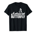Antisocial Butterfly Introvert T-Shirt - Casual Everyday Wear for Adults - T-Shirt, Sweatshirt, Hoodie