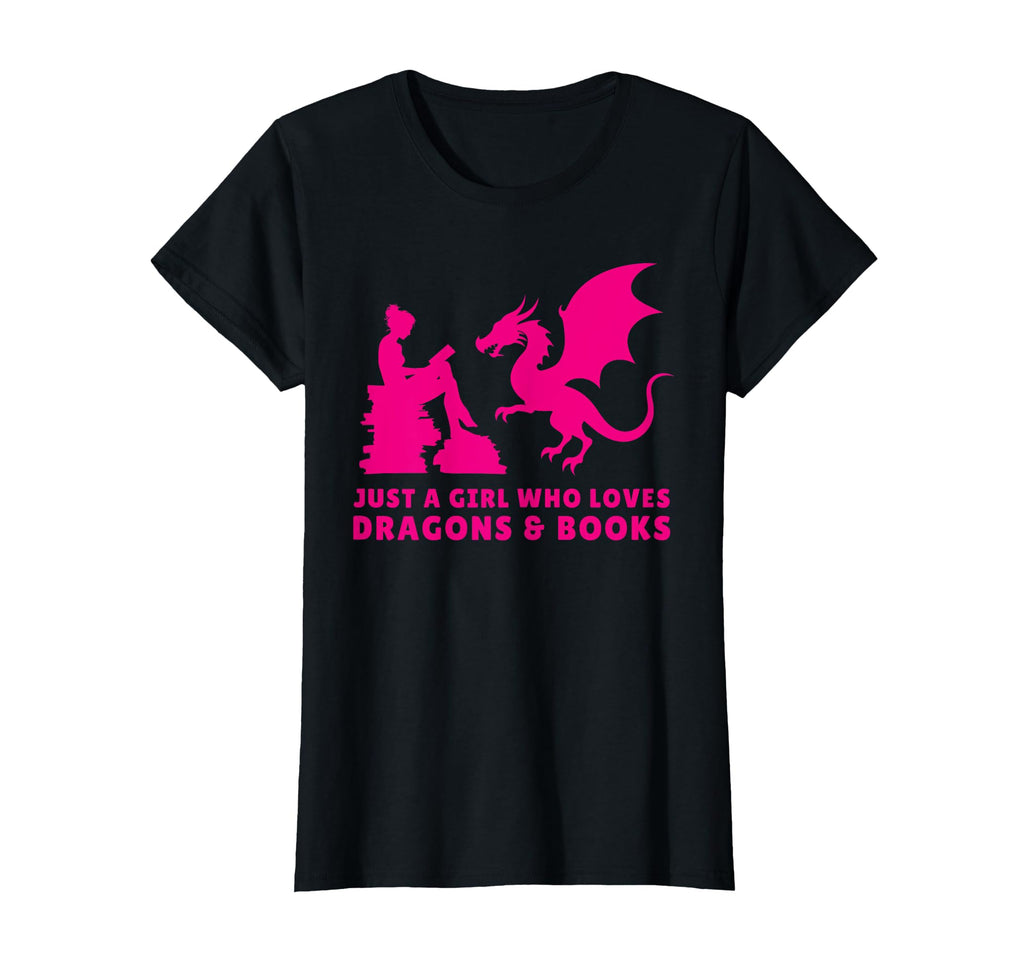 Just Who Loves Dragons And Books Book T-Shirt - Streetwear Style Unisex - T-Shirt, Sweatshirt, Hoodie