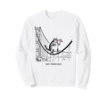 San Francisco Cat Golden Gates Bridge Sweatshirt - Novelty Apparel Unisex - T-Shirt, Sweatshirt, Hoodie