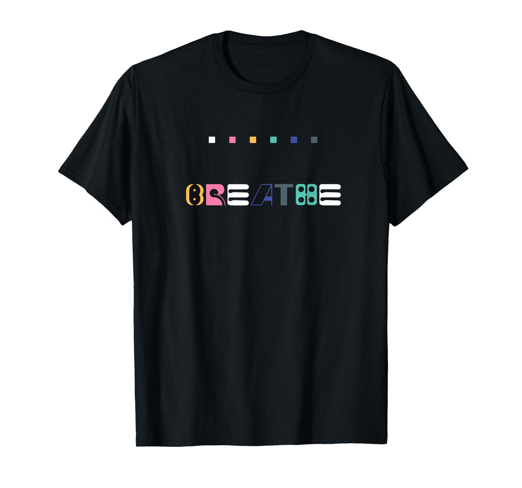 Breathe Novelty Yoga Breathwork T-Shirt - Graphic Print Unisex - T-Shirt, Sweatshirt, Hoodie