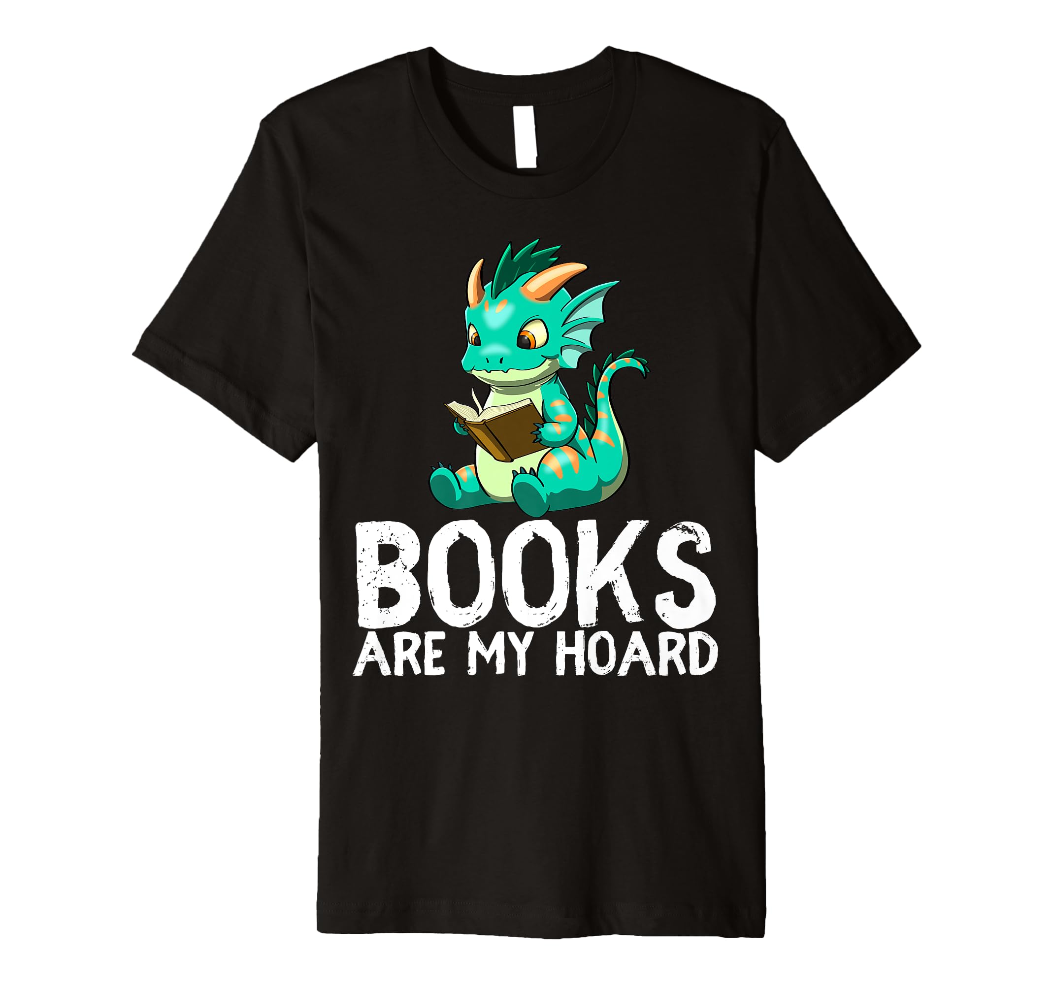 Dragon Reading Book Worm Nerd School T-Shirt - Custom Art Print for Adults - T-Shirt, Sweatshirt, Hoodie