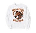 Wild Heart Well Read Horse Lover Sweatshirt - Graphic Print for Adults - T-Shirt, Sweatshirt, Hoodie