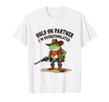 Hold Partner Im Overstimulated Funny T-Shirt - Custom Art Print Unisex - T-Shirt, Sweatshirt, Hoodie