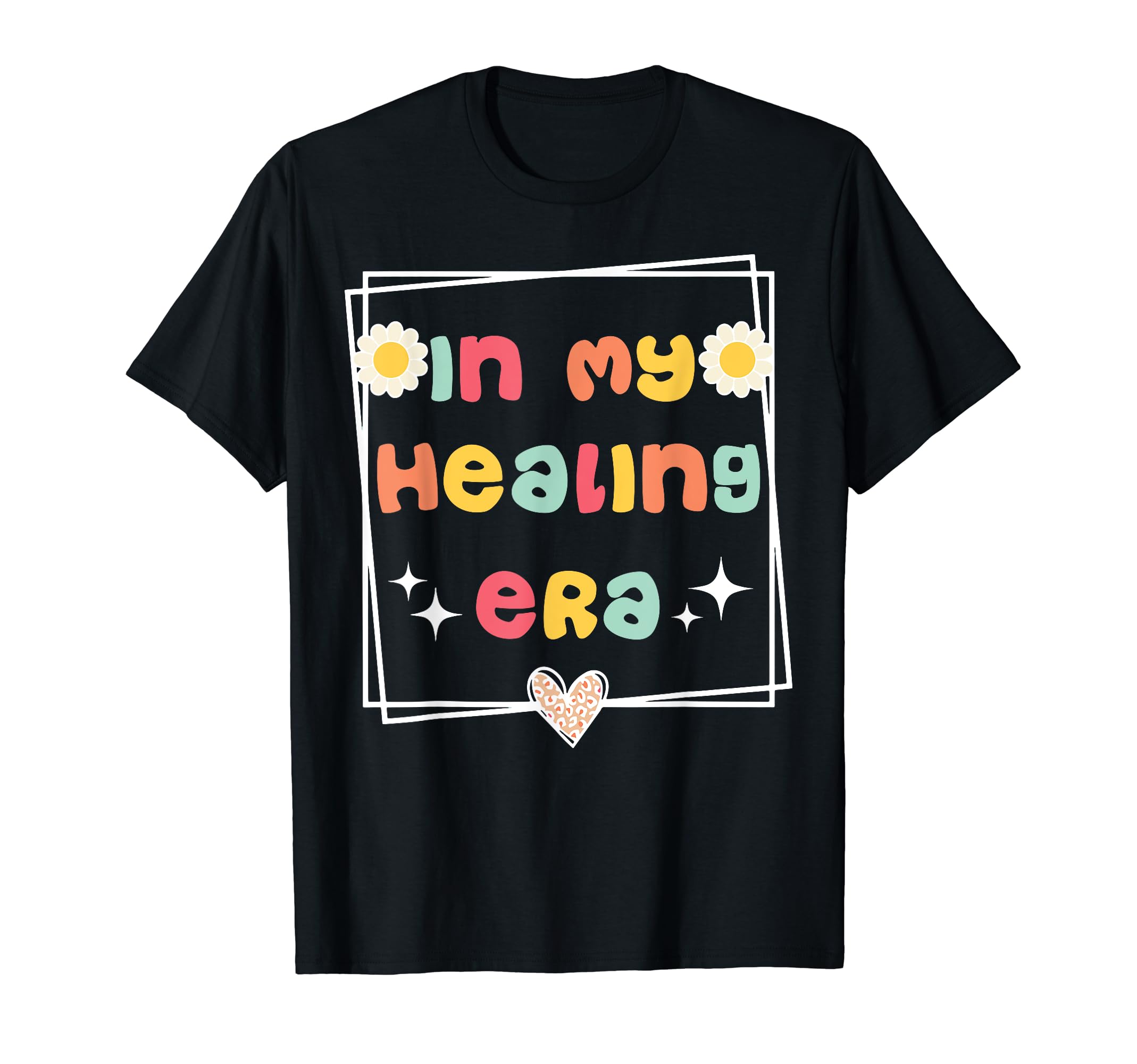 My Healing Era Groovy Mental Health T-Shirt - Novelty Apparel Unisex - T-Shirt, Sweatshirt, Hoodie