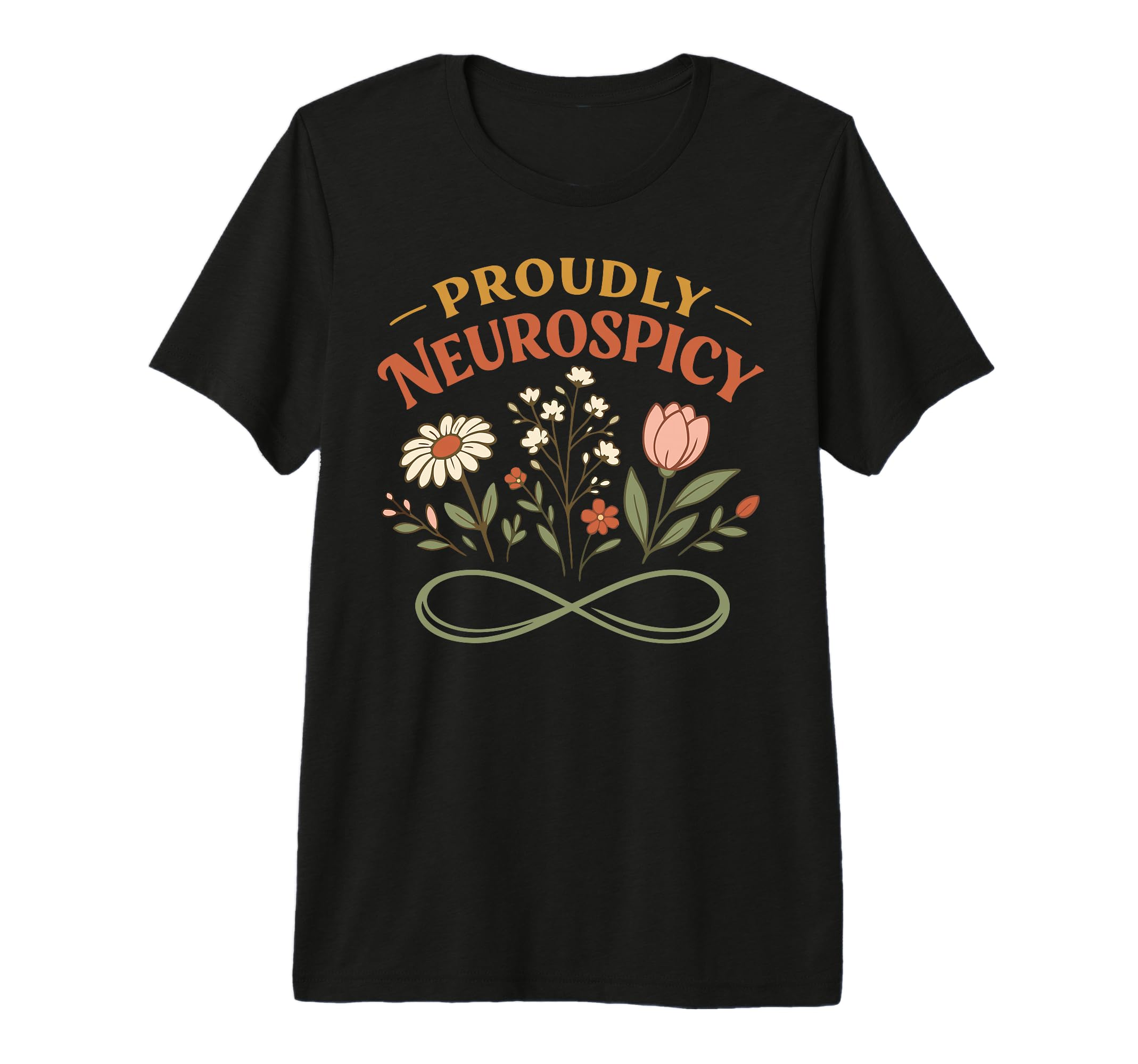 Neurodivergent Neurospicy Brain Adhd T-Shirt - Unique Graphic Unisex - T-Shirt, Sweatshirt, Hoodie