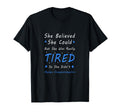 Me Cfs Awareness She Was Tired Myalgic T-Shirt - Unique Graphic Men Women - T-Shirt, Sweatshirt, Hoodie