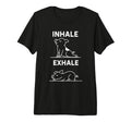 Funny Yoga Inhale Exhale Pooping Animal T-Shirt - Novelty Apparel Unisex - T-Shirt, Sweatshirt, Hoodie