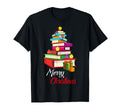 Merry Books Tree Love Reading Books T-Shirt - Novelty Apparel for Adults - T-Shirt, Sweatshirt, Hoodie