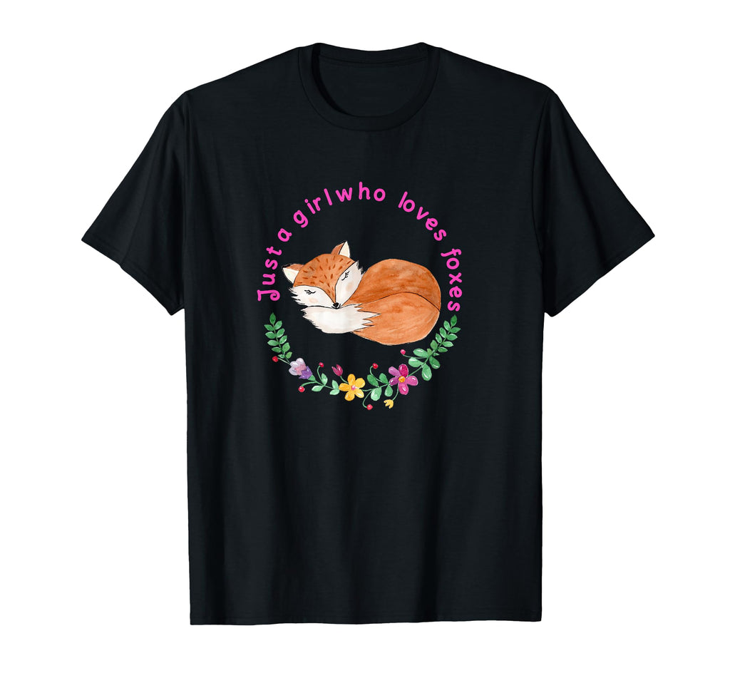 Just Who Loves Foxes T-Shirt - Aesthetic Graphic Men Women - T-Shirt, Sweatshirt, Hoodie
