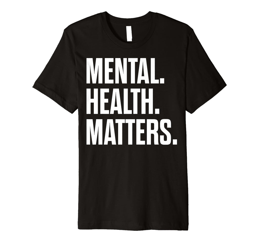 Green Ribbon Mental Health Matters Mental T-Shirt - Graphic Print Unisex - T-Shirt, Sweatshirt, Hoodie