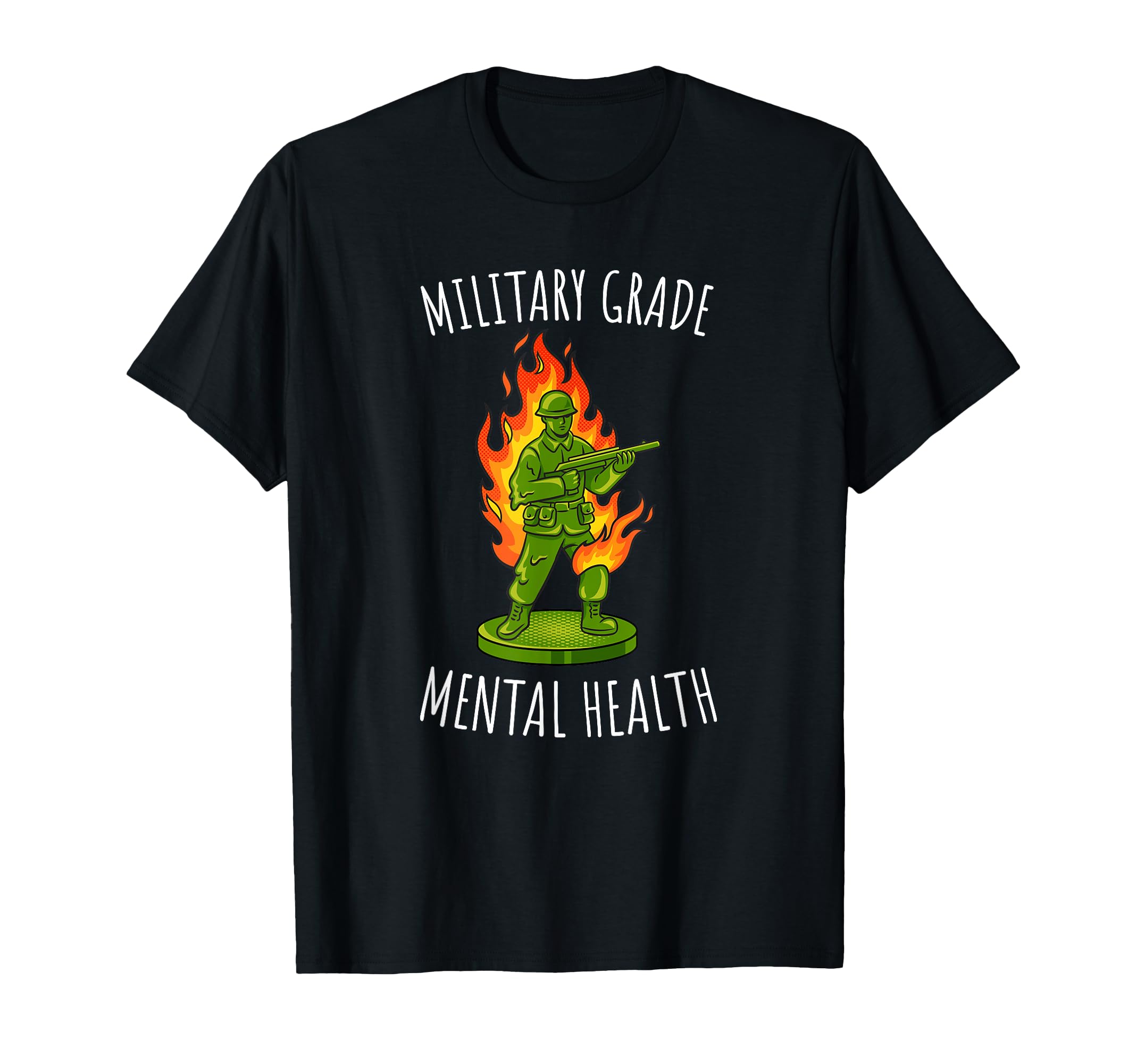 Funny Military Mental Health Ptsd Sweatshirt - Aesthetic Graphic Unisex - T-Shirt, Sweatshirt, Hoodie