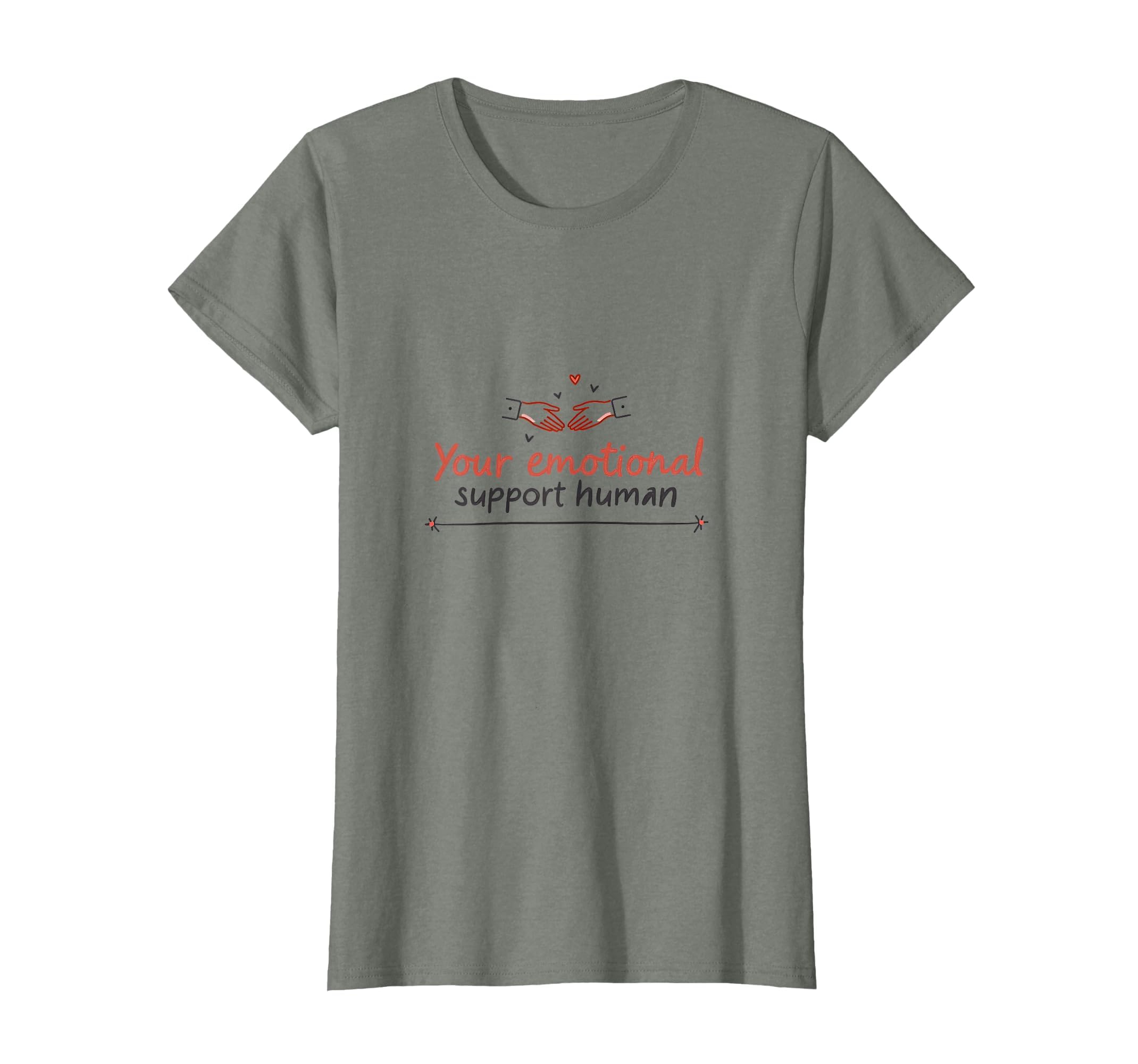 Your Emotional Support Human School T-Shirt - Graphic Print Men Women - T-Shirt, Sweatshirt, Hoodie