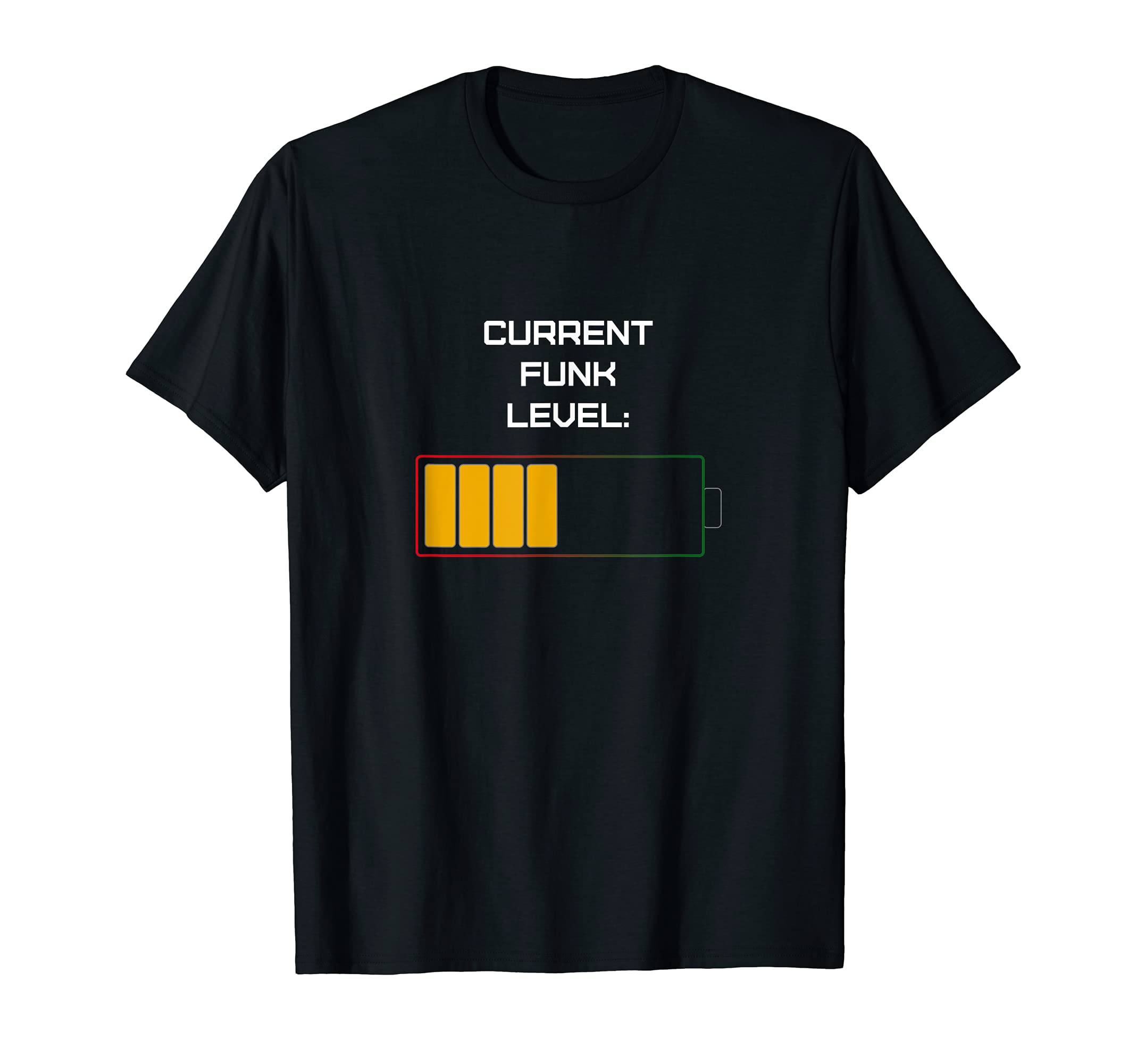 Current Funk Level Yellow Medium T-Shirt - Aesthetic Graphic Unisex - T-Shirt, Sweatshirt, Hoodie