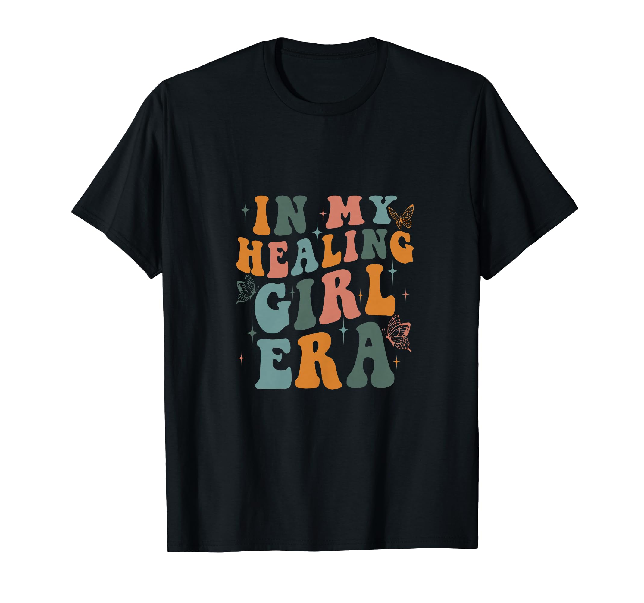 My Healing Era Groovy Mental Health T-Shirt - Novelty Apparel Men Women - T-Shirt, Sweatshirt, Hoodie