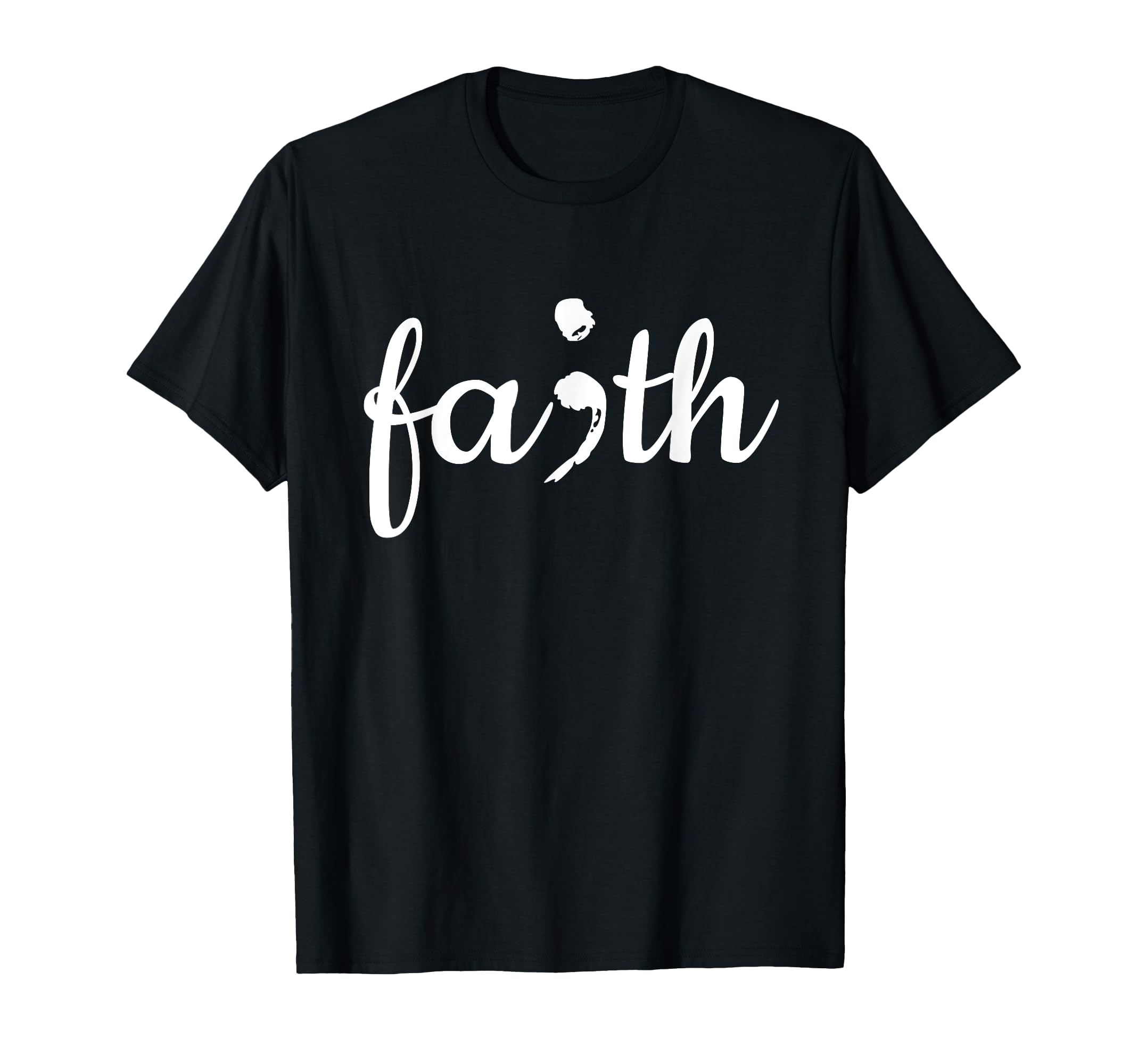 Mental Health Awareness Semi Colon T-Shirt - Graphic Print Unisex - T-Shirt, Sweatshirt, Hoodie