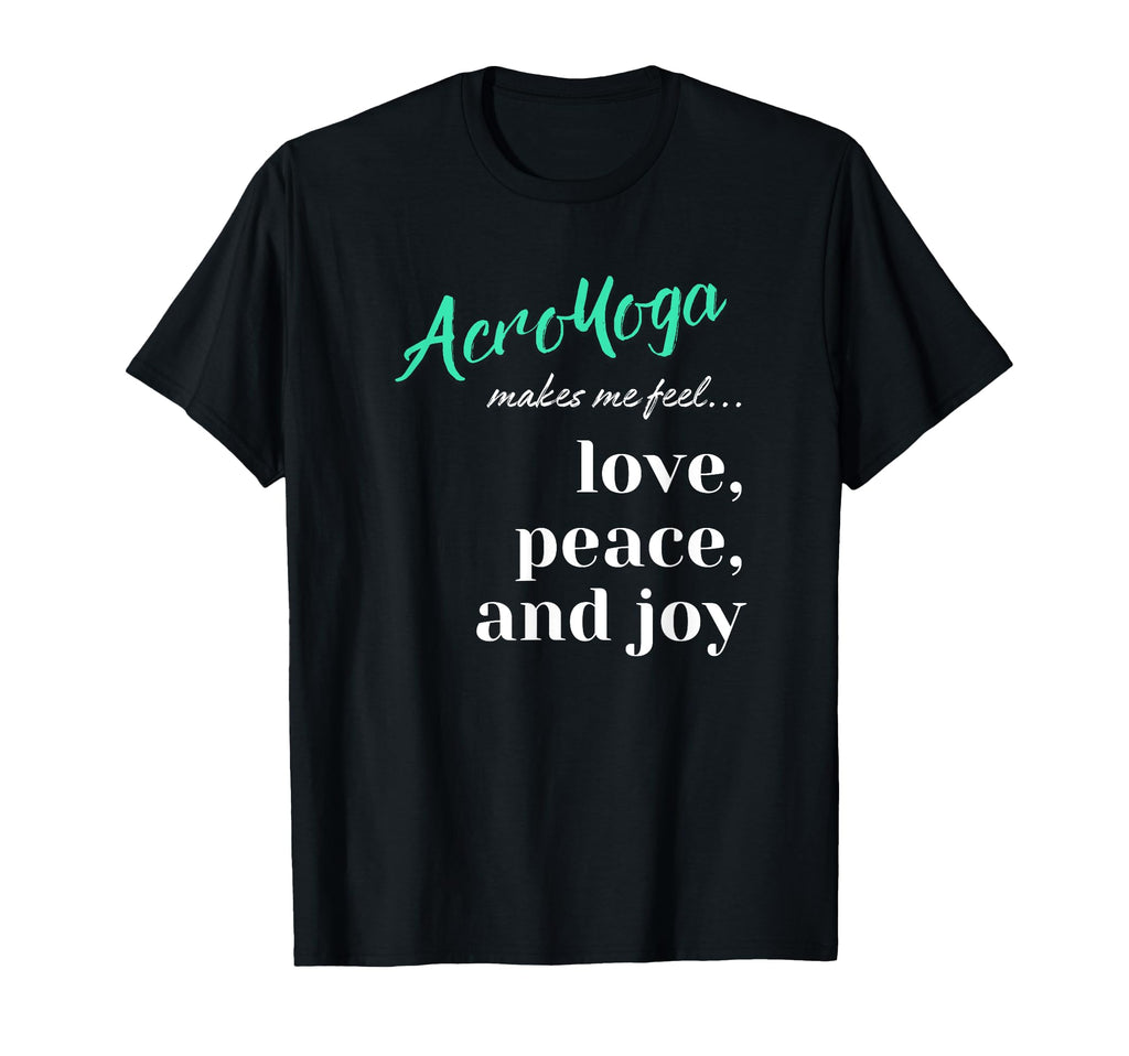 Acroyoga Mindful Movement Partner T-Shirt - Fun Novelty Design for Adults - T-Shirt, Sweatshirt, Hoodie