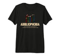Abibliophobia Funny Reading Book Lover T-Shirt - Custom Art Print Unisex - T-Shirt, Sweatshirt, Hoodie