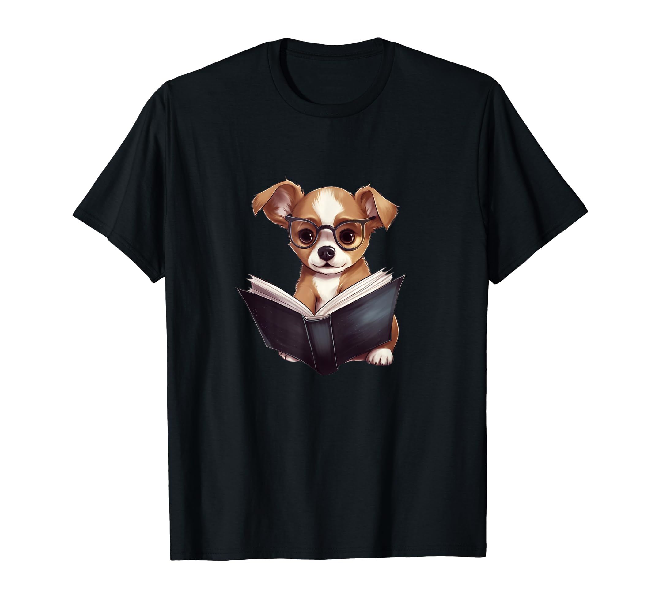 Reading Rat Passion Literature Books Dog T-Shirt - Custom Art Print Unisex - T-Shirt, Sweatshirt, Hoodie