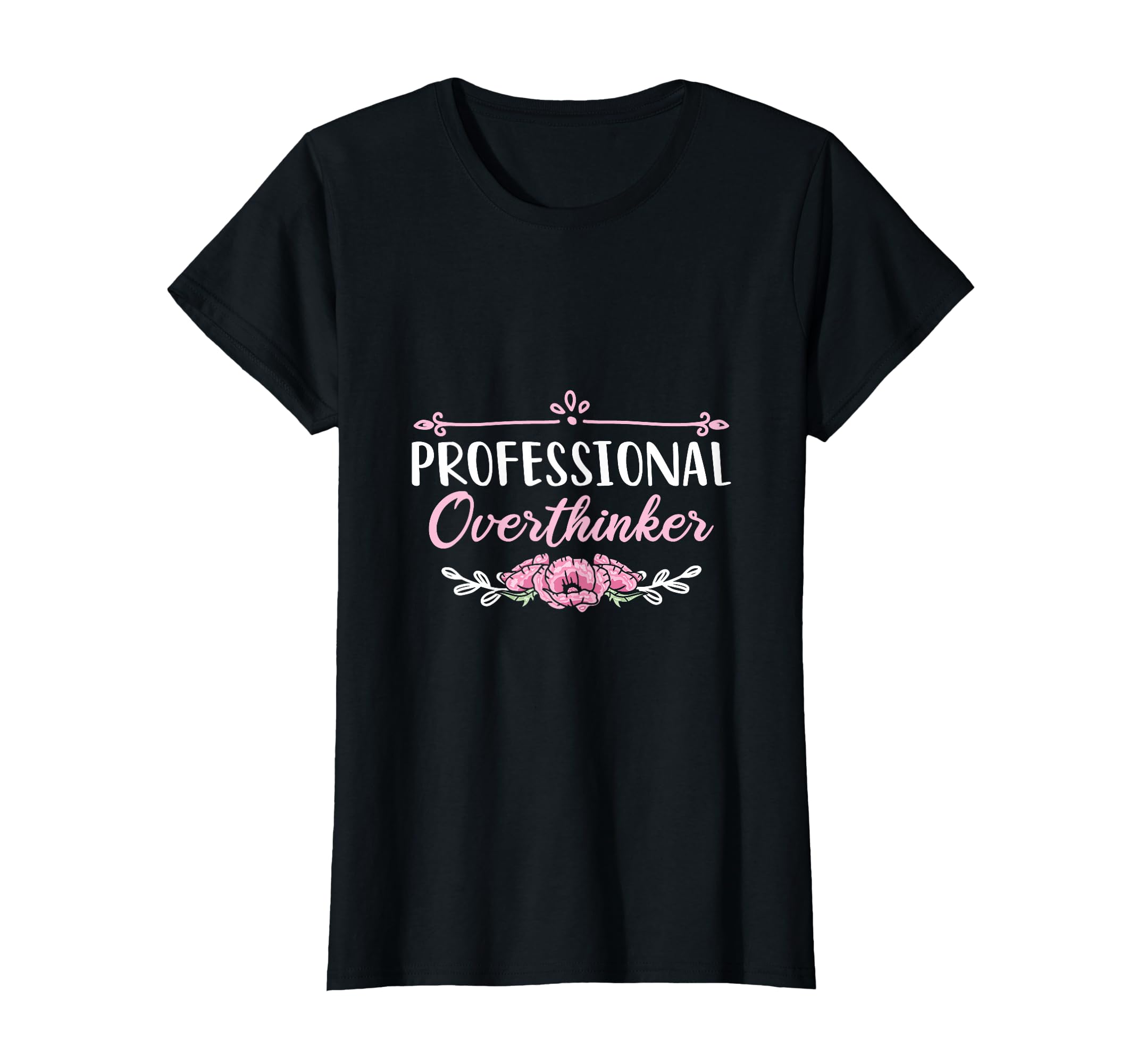 Professional Overthinker Thinking T-Shirt - Aesthetic Graphic Unisex - T-Shirt, Sweatshirt, Hoodie