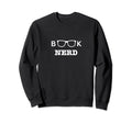 Book Nerd Glasses Sweatshirt - Unique Graphic Men Women - T-Shirt, Sweatshirt, Hoodie