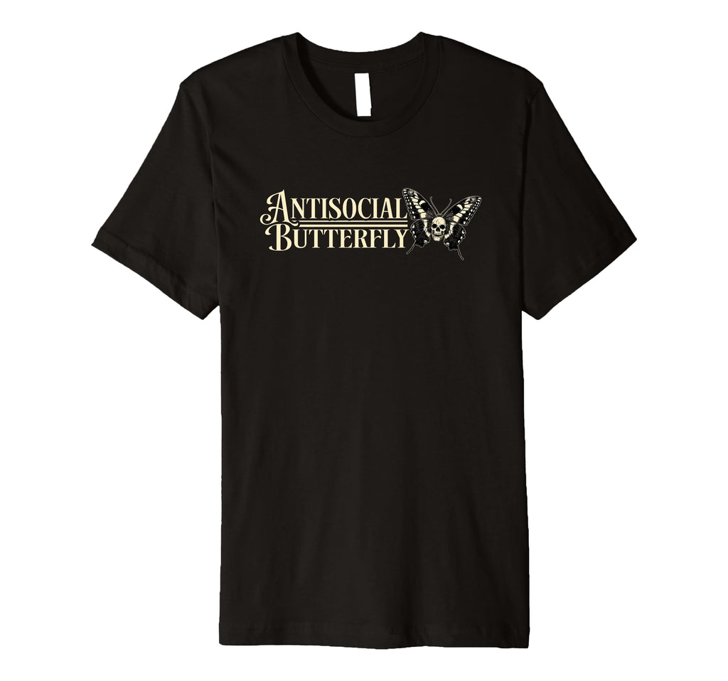 Antisocial Butterfly T-Shirt - Fun Novelty Design for Adults - T-Shirt, Sweatshirt, Hoodie