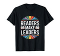 Readers Make Leaders Funny Book T-Shirt - Streetwear Style for Adults - T-Shirt, Sweatshirt, Hoodie