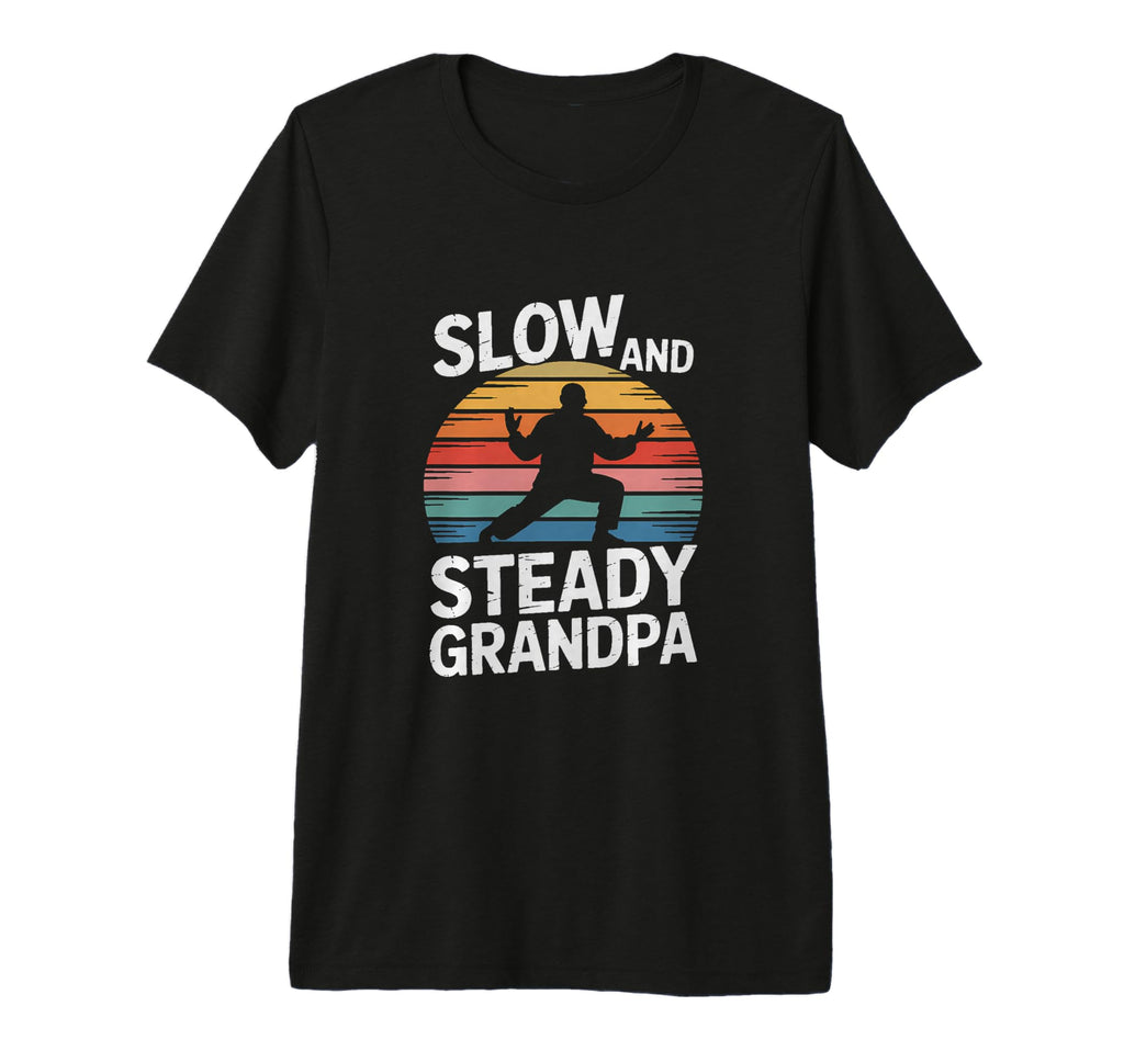Tai Chi Grandpa Serenity Balance T-Shirt - Novelty Apparel Men Women - T-Shirt, Sweatshirt, Hoodie