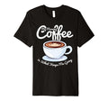 Morning Coffee Keeps Me Going Coffee T-Shirt - Custom Art Print Men Women - T-Shirt, Sweatshirt, Hoodie