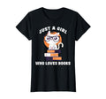 Just Who Loves Books Fun Nerd T-Shirt - Casual Everyday Wear for Adults - T-Shirt, Sweatshirt, Hoodie