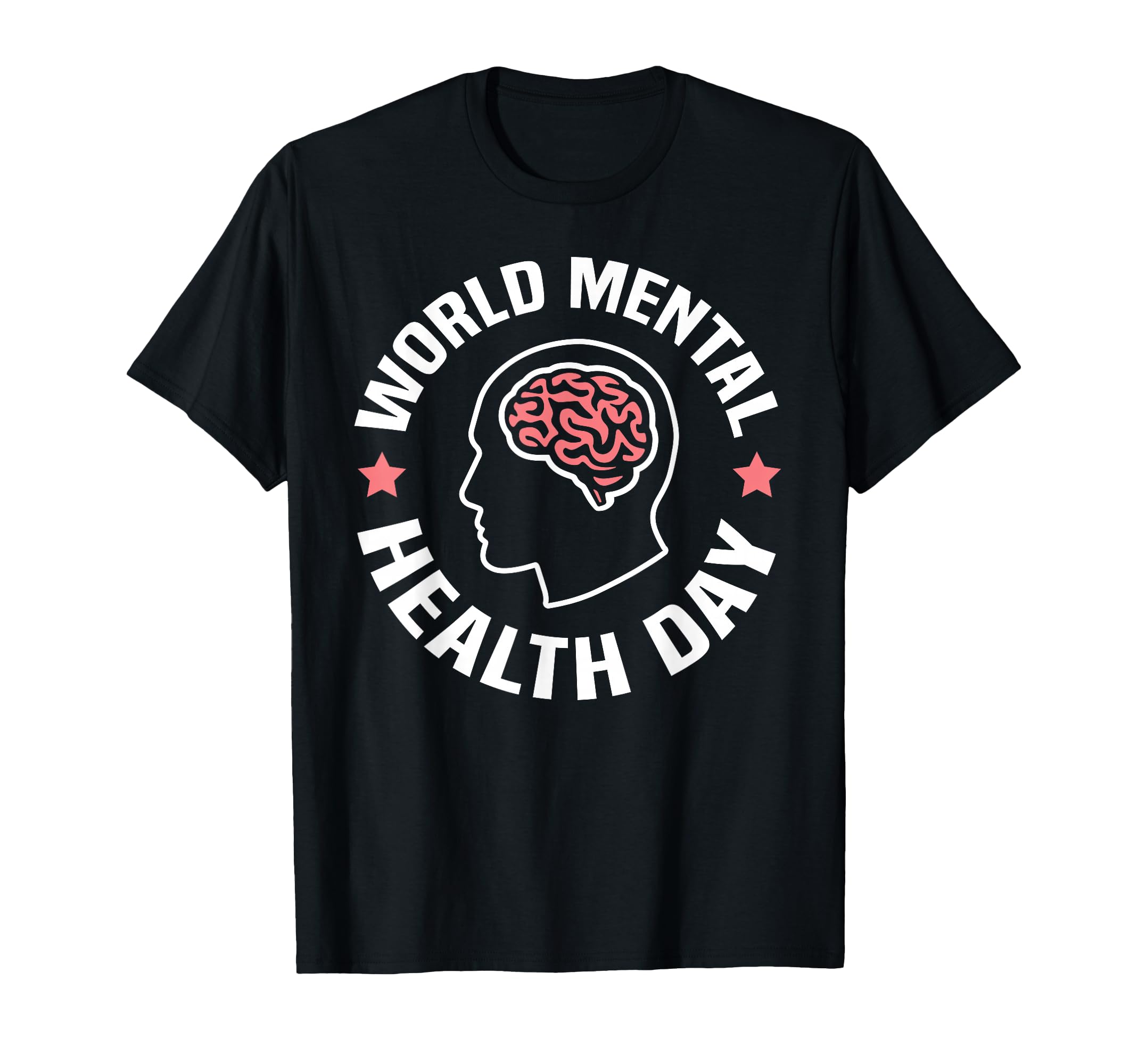 World Mental Health Day Human Brain T-Shirt - Graphic Print for Adults - T-Shirt, Sweatshirt, Hoodie