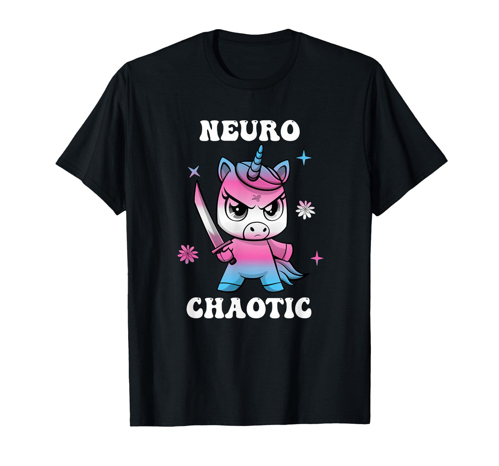 Transgender Unicorn Neurochaotic T-Shirt - Novelty Apparel Men Women - T-Shirt, Sweatshirt, Hoodie