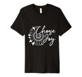 Sunflowers Choose Joy Funny Positivity T-Shirt - Minimalist Print Men Women - T-Shirt, Sweatshirt, Hoodie