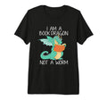 I Am Book Dragon Reading Teacher T-Shirt - Graphic Print for Adults - T-Shirt, Sweatshirt, Hoodie