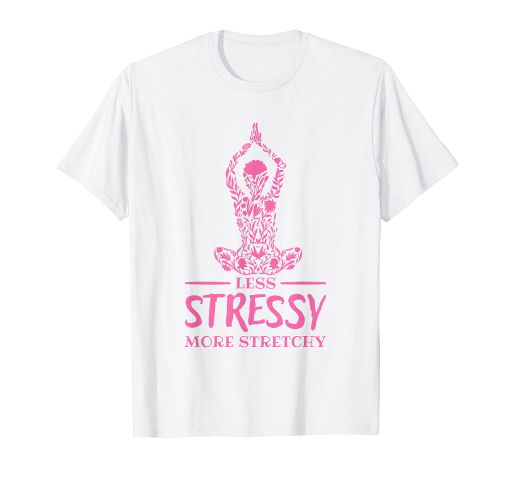 Mental Health Less Stressy More T-Shirt - Custom Art Print Men Women - T-Shirt, Sweatshirt, Hoodie