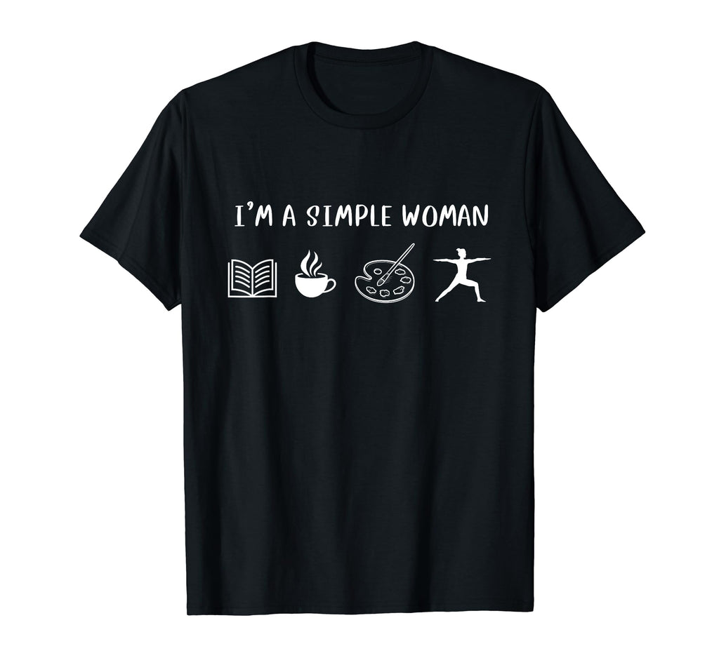 Im Simple Book Coffee Lover Painting T-Shirt - Aesthetic Graphic Men Women - T-Shirt, Sweatshirt, Hoodie
