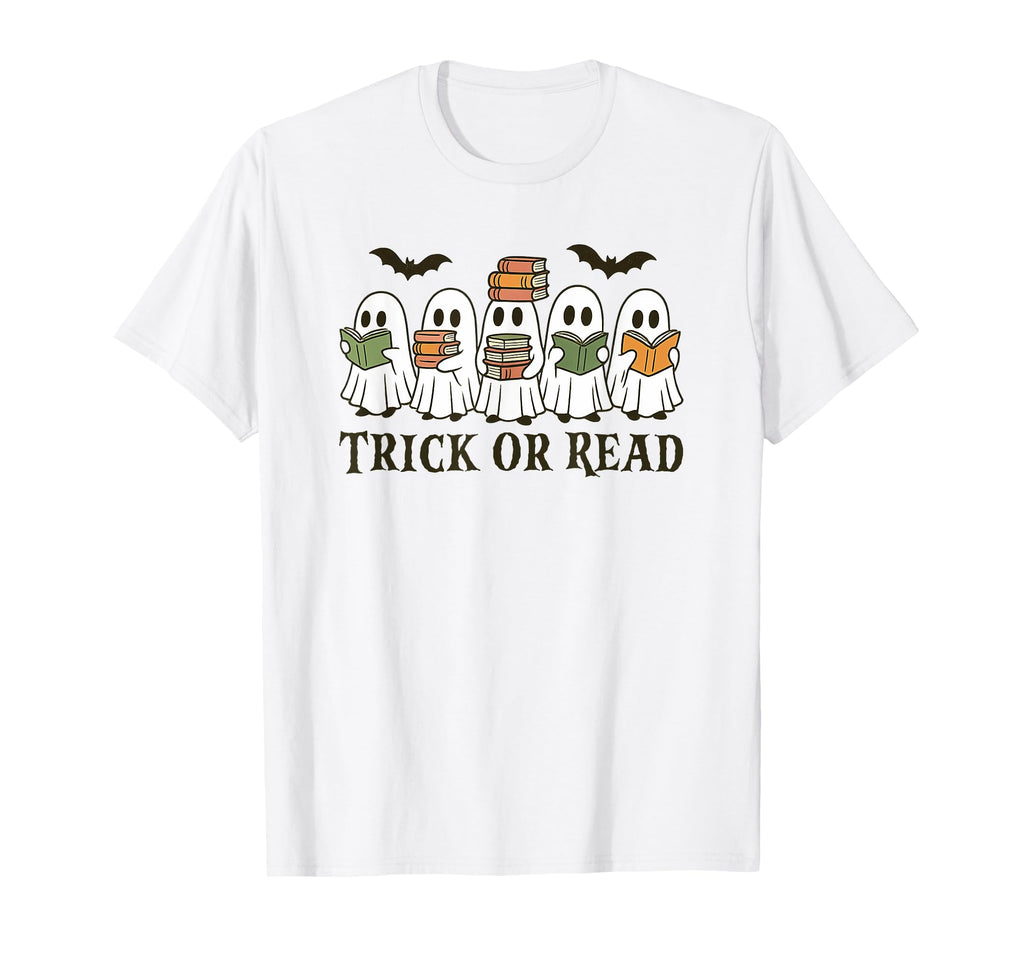 Trick Or Read Halloween Book Lover T-Shirt - Streetwear Style Unisex - T-Shirt, Sweatshirt, Hoodie